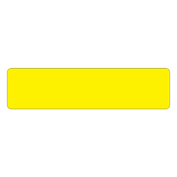 Labels - Thermal Transfer Diecut & Perf Yellow TTL-C 4IN x 1IN 1IN Core 500/RL