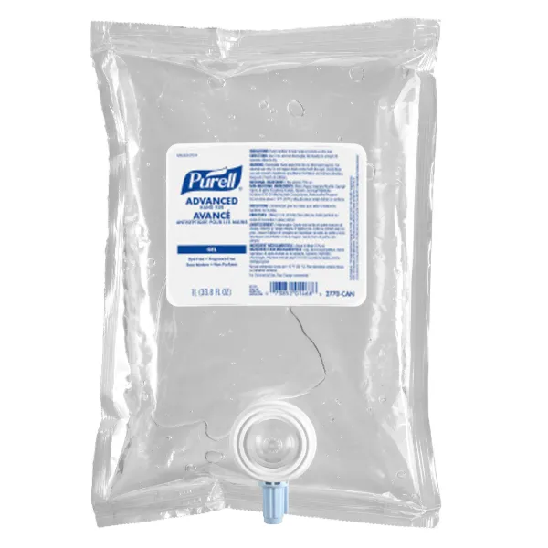 Hand Sanitizer - Advanced Hand Rub Gel Clear 2770-08-CAN00 1000ML Refill 1/EA 8/CS