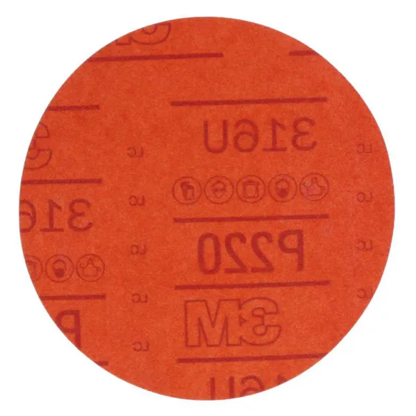 Sanding Disc - Stikit™ Red 316U 6IN P320 100/RL 6/CS