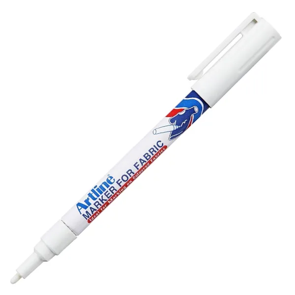 Marker - Artline® Acrylic Fabric Tip White EKC-1 12/BX 576/CS