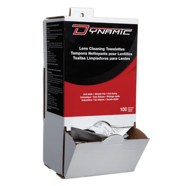 Lens Cleaning Wipes - Individual Packaged Towelettes EP19 100/BX 10/CS