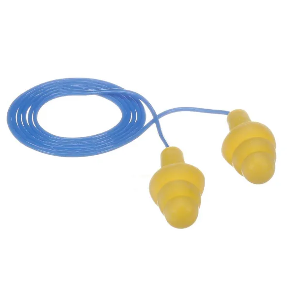 Ear Plugs - Corded E-A-R™ UltraFit™ Yellow 340-4004 100/BX 400/CS