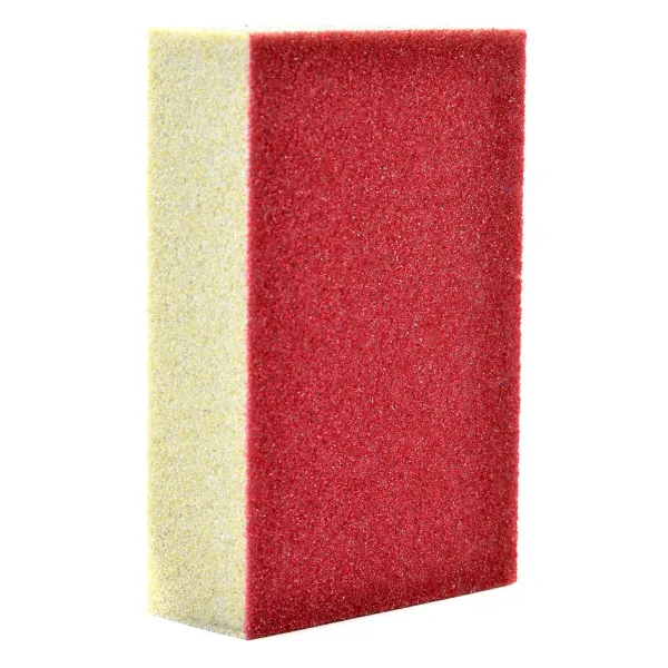 Sanding Sponge - Flexible Grey/Yellow MF20 4IN x 2-5/8IN x 1IN Medium-Fine 32/BX