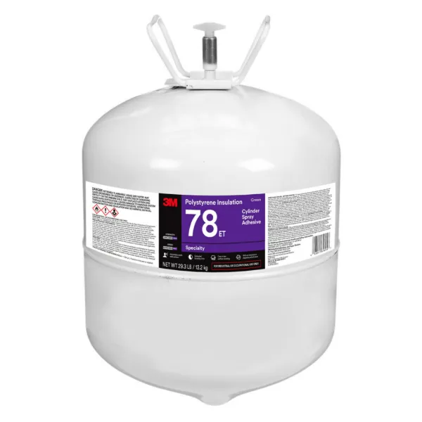 Spray Adhesive - Scotch-Weld™ Polystryene Foam Insulation Green 78ET 29.3LB CYLINDER 1/CS