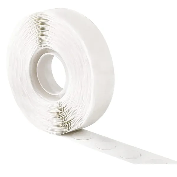 Glue Dots - Medium Tack Clear DSP21-401 0.5IN Low Profile 1500/RL