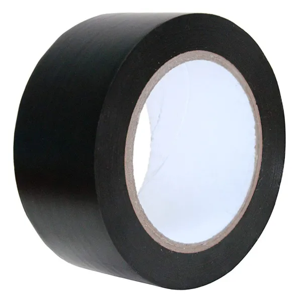 PVC Tape - Lane Marking Black LMT 36MMx33M 6MIL 12/CS