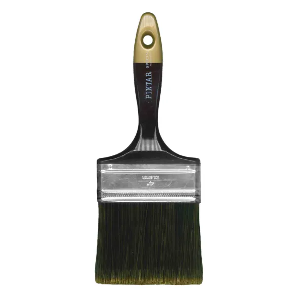 Flat Brush - Polyester General Purpose Yellow QB2100 100MMx70MM 16MM 10/CS
