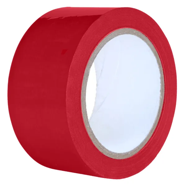 Packaging Tape - PVC Red PVC 24MMx66M 2.2MIL 72/CS