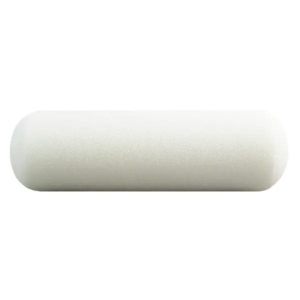 Mini Roller Refill - High Density German Foam 2 Sides Round White WF244 100MM 10/PK 250/CS