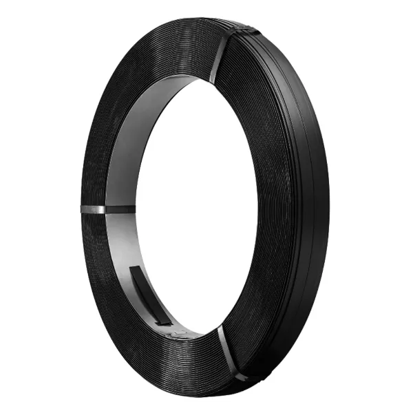 Steel Strapping - Regular Duty Black SS 1/2IN 0.02IN 50KG 12/SKID