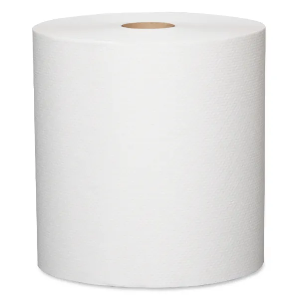 Paper Towel - Hard Roll 1-Ply White 910168-HWW 10IN x 800FT 6/CS