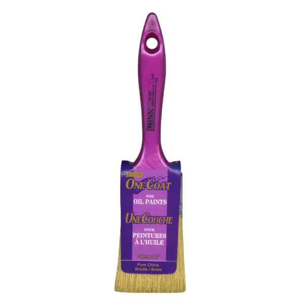 Flat Brush - Pure China Bristle One Coat Purple C150 50MMx64MM 14MM 10/CS