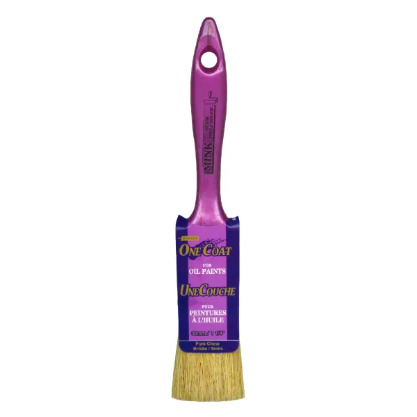 Flat Brush - Pure China Bristle One Coat Purple C130 30MMx57MM 13MM 20/CS