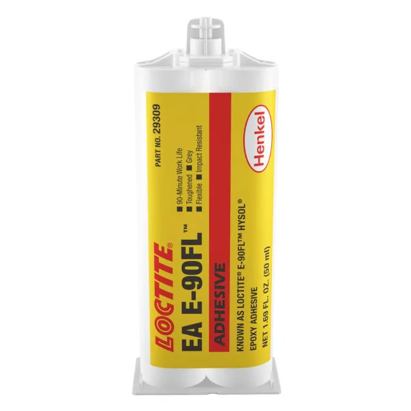 Epoxy Structural Adhesive - Hysol® Flexible Grey EA E-90FL 50ML DUAL CARTRIDGE 10/CS