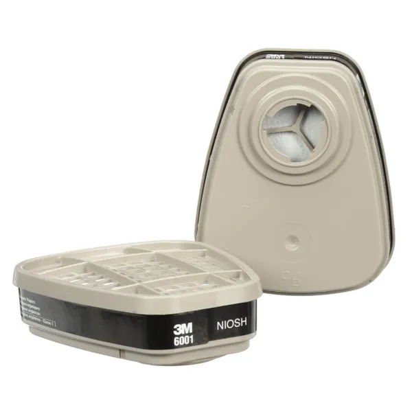 Organic Vapour Cartridge Black 6001 2/PK 30/CS