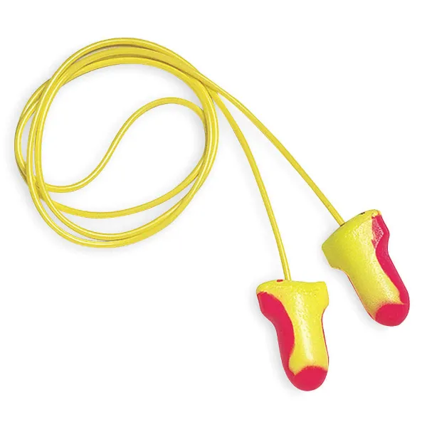 Ear Plugs - Corded Laser Lite® Single Use Yellow/Magenta LL-30 100/PR/BX