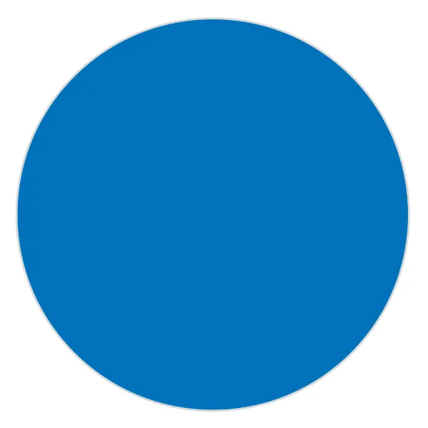 Labels - Circle Blue CBL3 3IN 500/RL