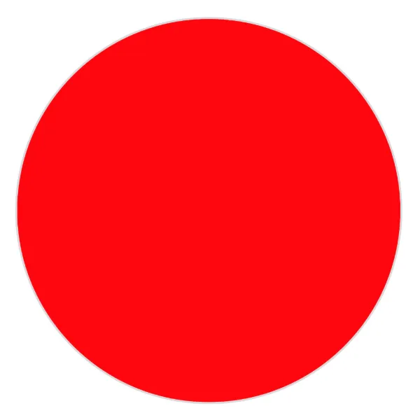 Labels - Circle Red CBL3 3IN 500/RL