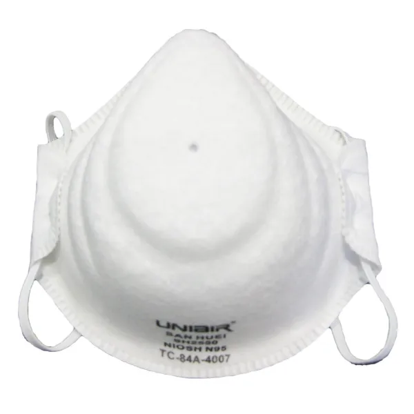 Particulate Respirator - N95 Cone Style Drop Down Strap White SH2550 20/BX 12/CS