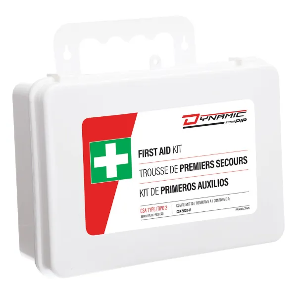 First Aid Kit - CSA Type 2 Plastic Box 2-25 Workers FAKCSAT2SBP 3INx9.5INx13.5IN 1/EA