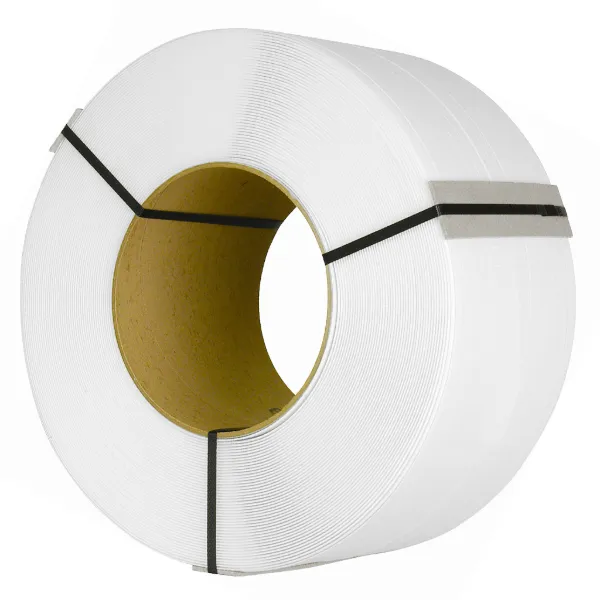 Strapping - Polypropylene Embossed White MB1235W9900 1/2IN x 9900FT 9IN Core 1/RL