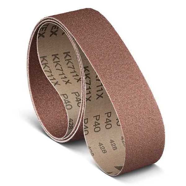 Sanding Belt - Aluminum Oxide Sturdy KK711X 1INx65IN 220GRIT 10/BX