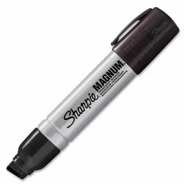 Marker - Magnum® Chisel Tip Carded Black 2178494 1/EA 6/BX